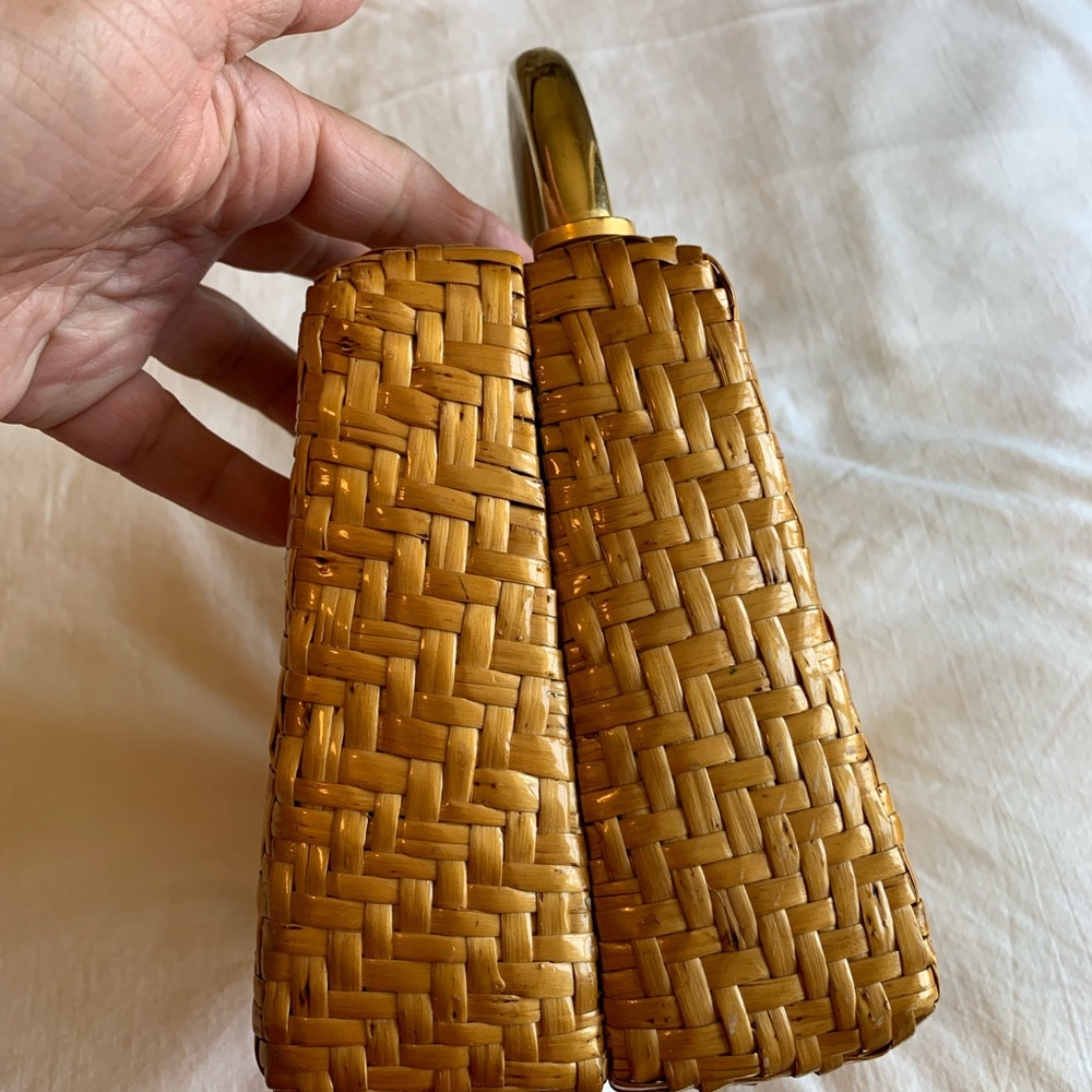 Vintage 1960s Extremely Rare Koret Straw Purse - Picture 3 of 15